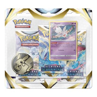 Pokemon Silberne Sturmwinde 3-Pack-Blister Togetic DE