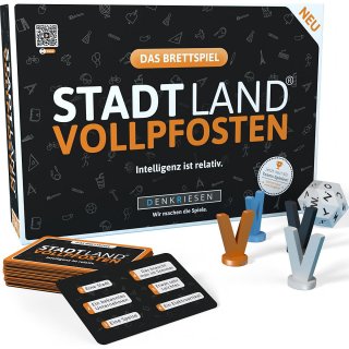 Denkriesen Stadt-Land-Vollpfosten DAS BRETTSPIEL