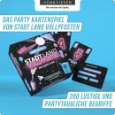 Denkriesen Stadt-Land-Vollpfosten Das Kartenspiel Party Edition